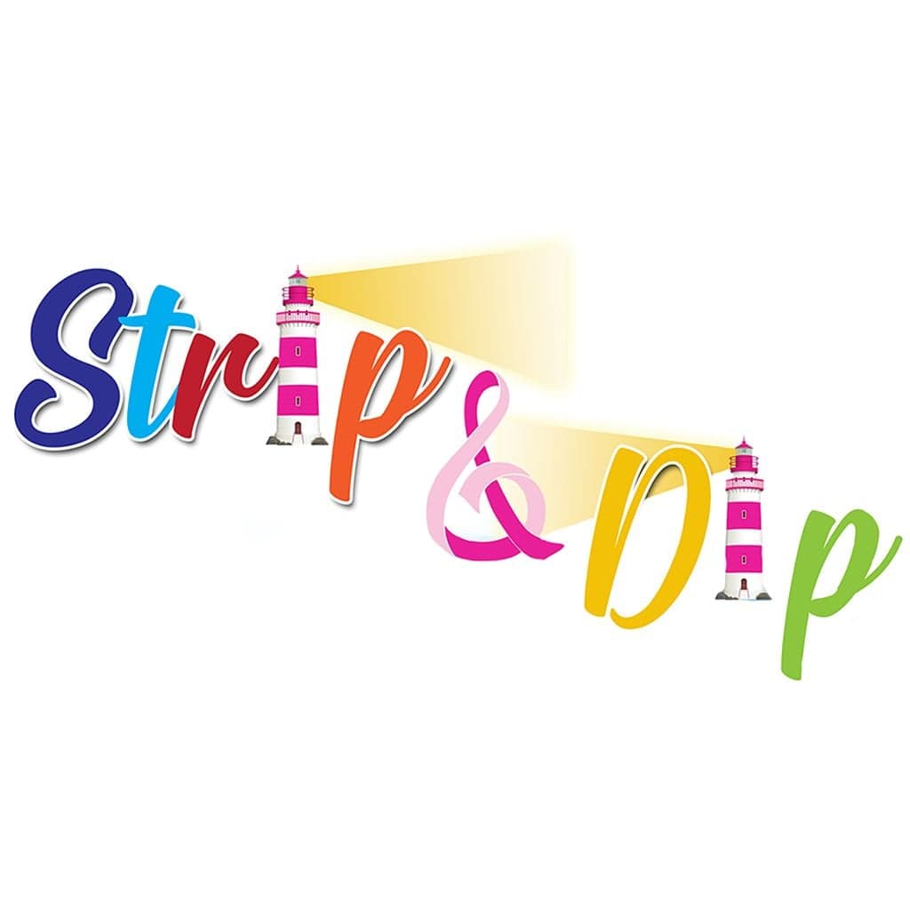 Strip & Dip fundraising white label microsite with custom branding